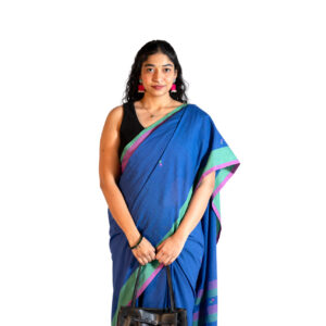 kayta neel tara – classic border saree