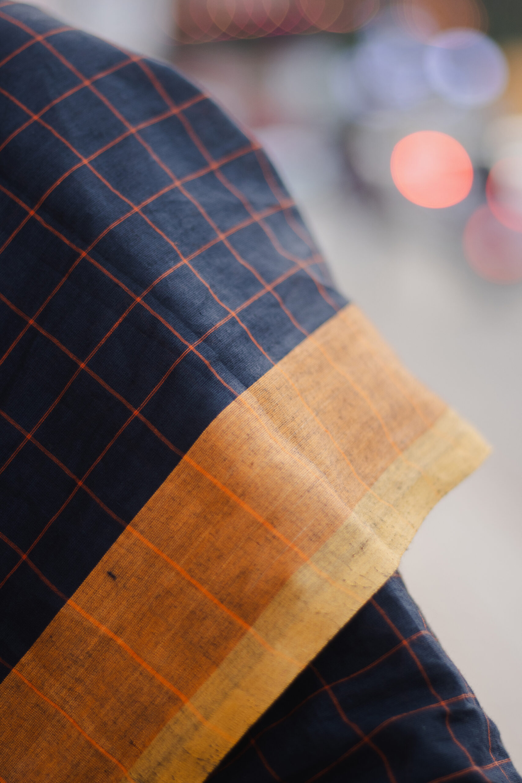 kayta dawn checks saree