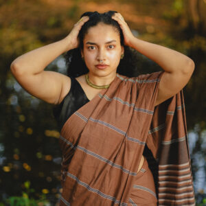 Kayta Brown Muse Saree